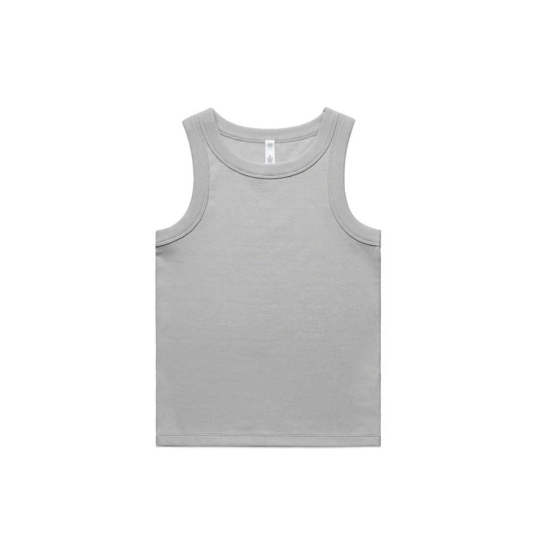 Women's Organic Rib Tank | Arena Custom Blanks - Arena Prints - Front - Storm - Grey