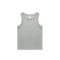 Women's Organic Rib Tank | Arena Custom Blanks - Arena Prints - Front - Storm - Grey