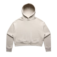 Women's Relax Crop Hoodie | Arena Custom Blank - Arena Prints - Front - Bone - Cream