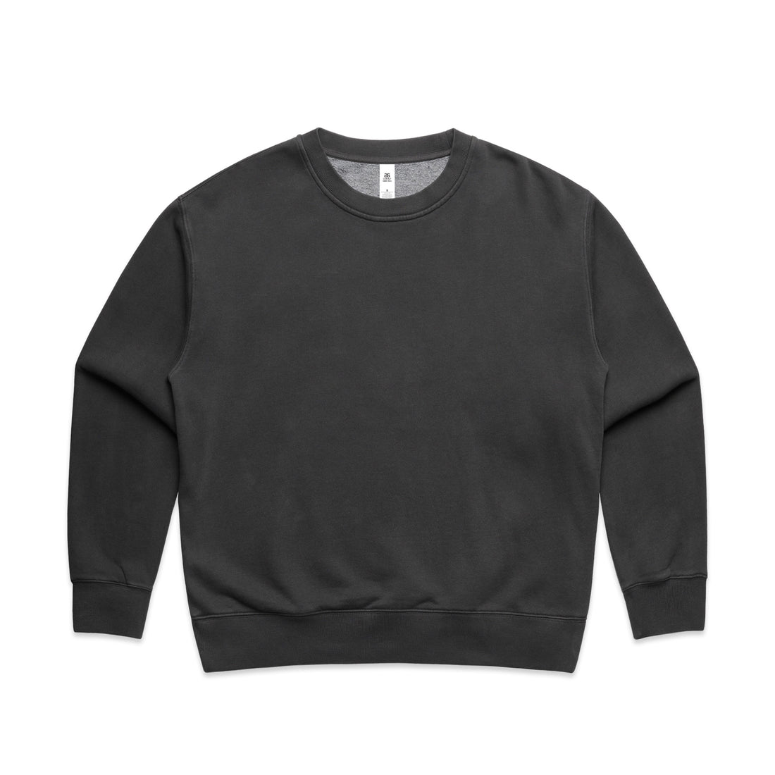 Women's Relax Faded Crew | Arena Custom Blanks - Arena Prints - Front - Faded Black - Black