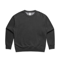 Women's Relax Faded Crew | Arena Custom Blanks - Arena Prints - Front - Faded Black - Black