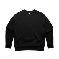 Women's Relaxed Crew | Arena Custom Blanks - Arena Prints - Front - Black
