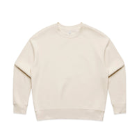 Women's Relaxed Crew | Arena Custom Blanks - Arena Prints - Front - Ecru - Cream