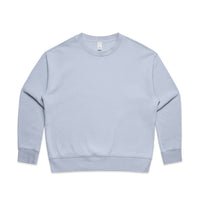 Women's Relaxed Crew | Arena Custom Blanks - Arena Prints - Front - Powder - Blue
