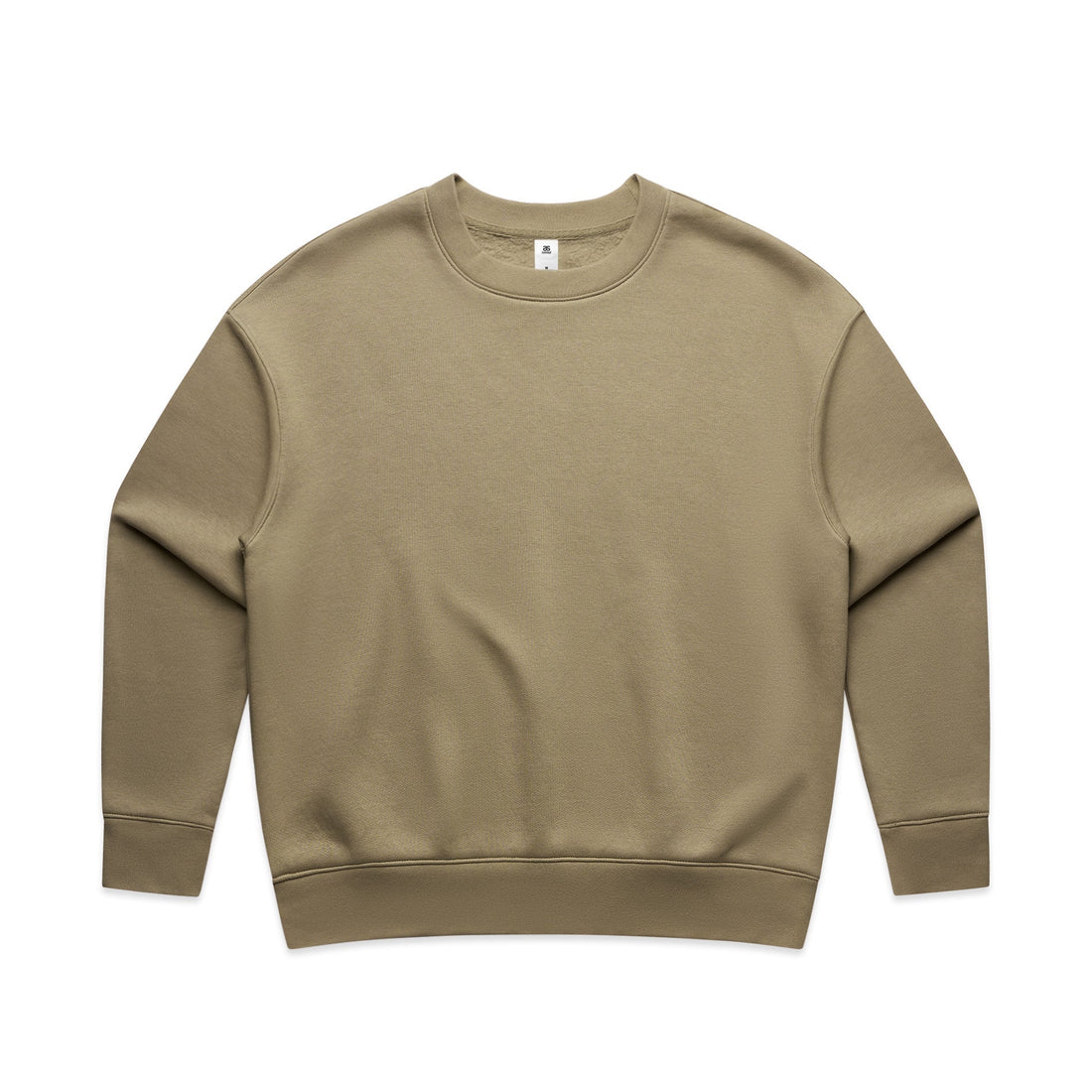 Women's Relaxed Crew | Arena Custom Blanks - Arena Prints - Front - Sand - Brown