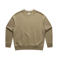 Women's Relaxed Crew | Arena Custom Blanks - Arena Prints - Front - Sand - Brown