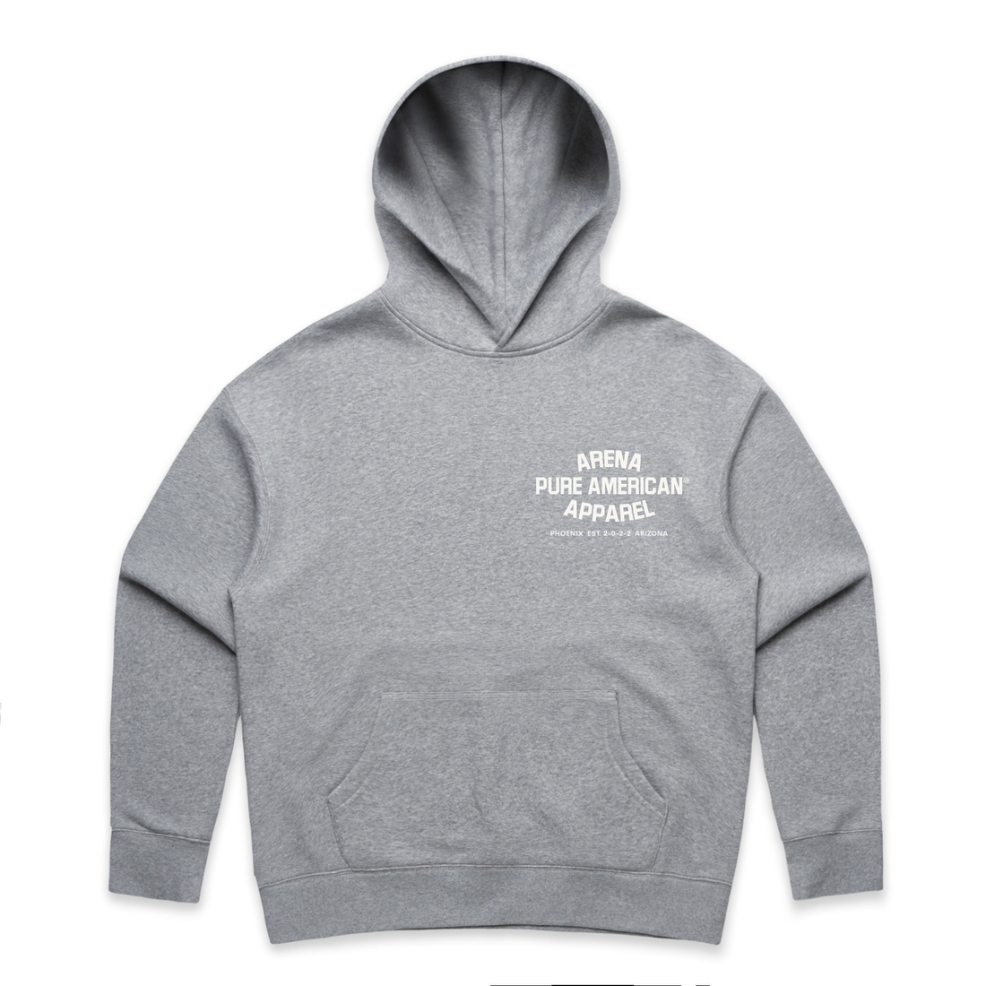 Athletic Heather Wo's Pure American Relax Hood | Arena Apparel