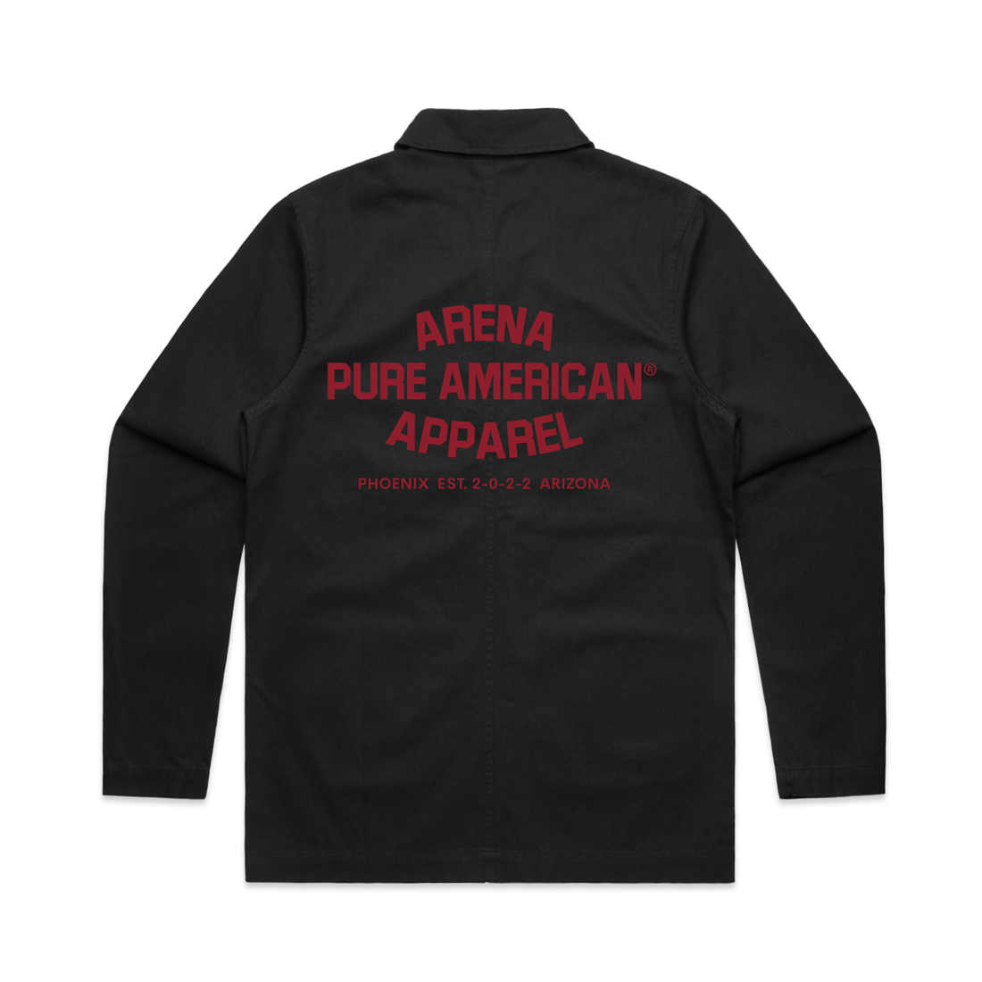 Black Pure American Chore Jacket | Arena Apparel