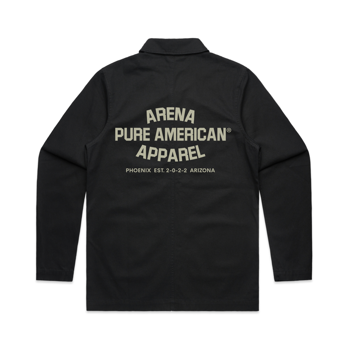 Black Pure American Chore Jacket | Arena Apparel