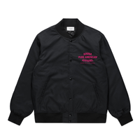 Black Pure American College Bomber Jackets | Arena Apparel