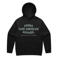 Black Pure American Relax Hood | Arena Apparel