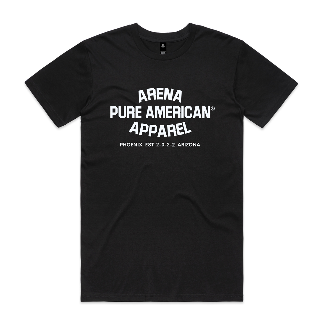 Black Pure American Staple Tee | Arena Apparel