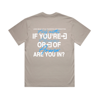 Are You In? Graphic Print Heavy Tee | Arena Apparel
