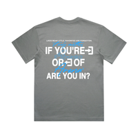 Are You In? Graphic Print Heavy Tee | Arena Apparel