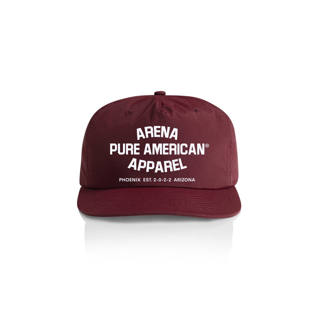 Burgundy Pure American Surf Cap | Arena Apparel