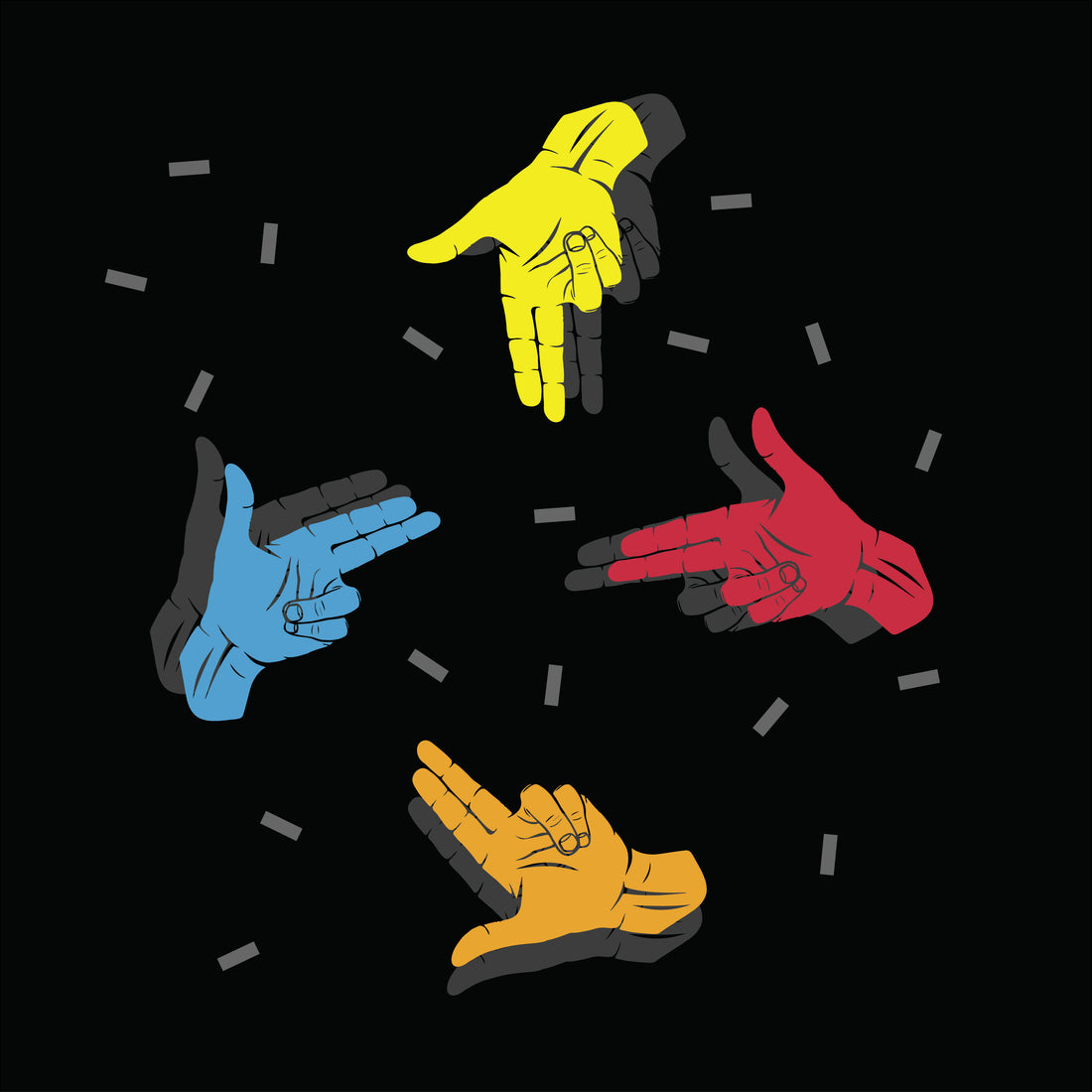  Finger Guns Socks