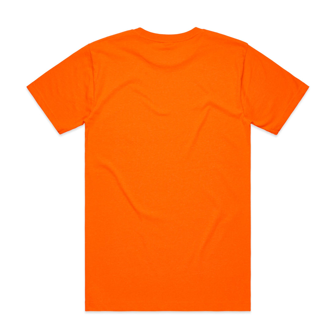 Block Safety Tee | Arena Custom Blanks - Arena Prints - Back - Safety Orange - Orange