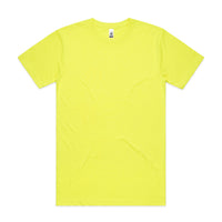 Block Safety Tee | Arena Custom Blanks - Arena Prints - Front - Safety Yellow - Yellow