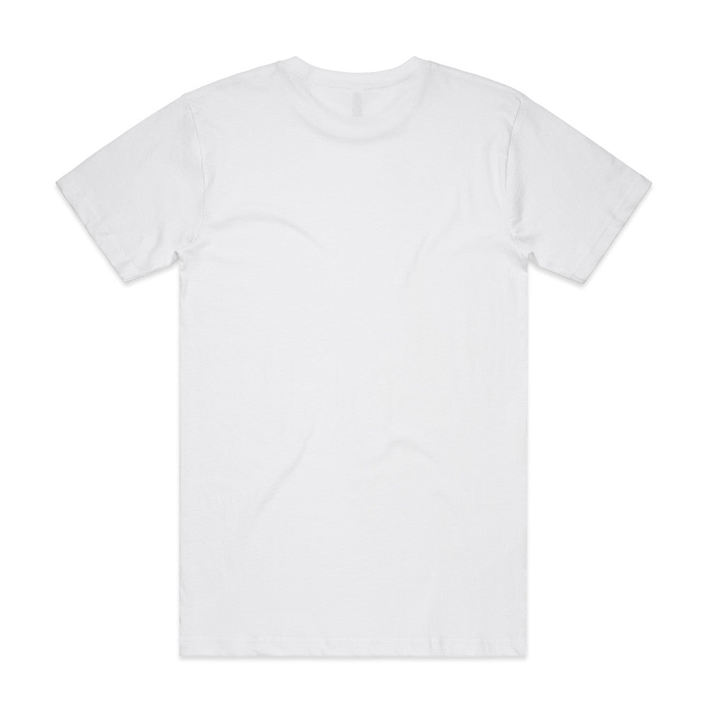 Block Tee| Arena Custom Blanks - Arena Prints - Back - White