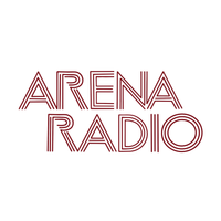 Arena Radio logo with red text on a white background