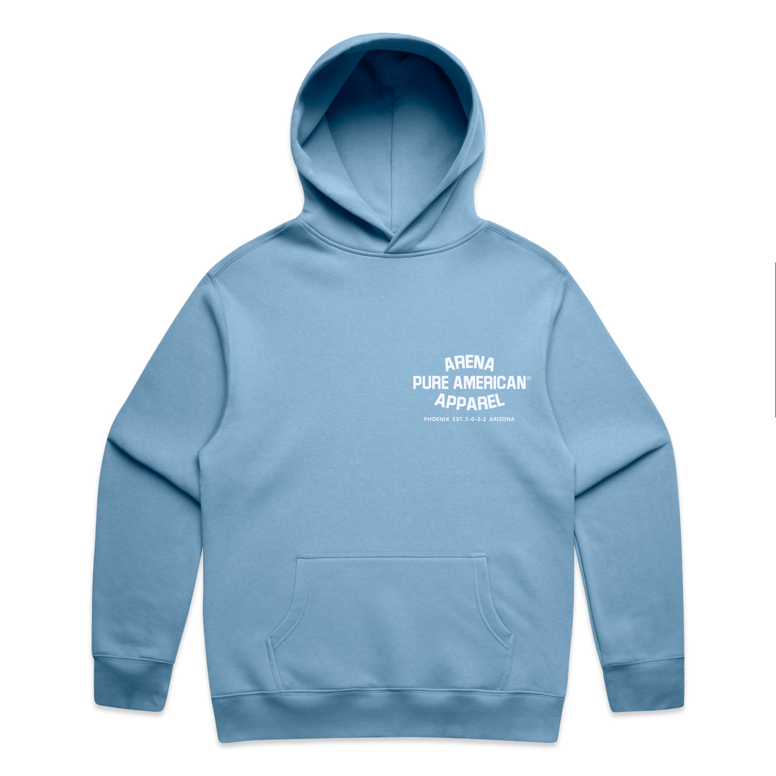 Carolina Blue Pure American Relax Hood | Arena Apparel