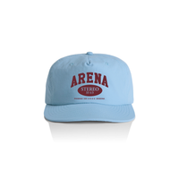 Light blue cap with 'Arena Stereo' text on a white background