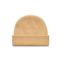 Cable Beanie | Arena Custom Blanks - Arena Prints - Front - Tan
