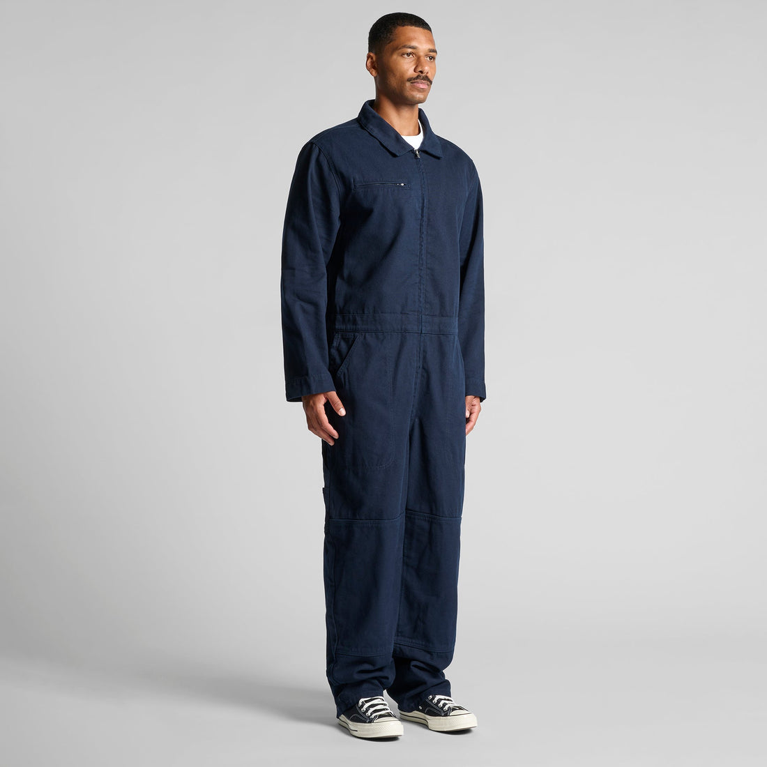Canvas Coveralls | Arena Custom Blanks - Arena Prints - Modeled Shot - Angle