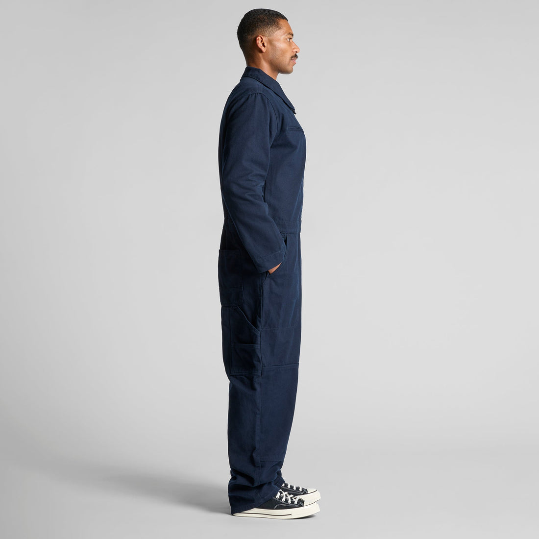 Canvas Coveralls | Arena Custom Blanks - Arena Prints - Modeled Shot - Side