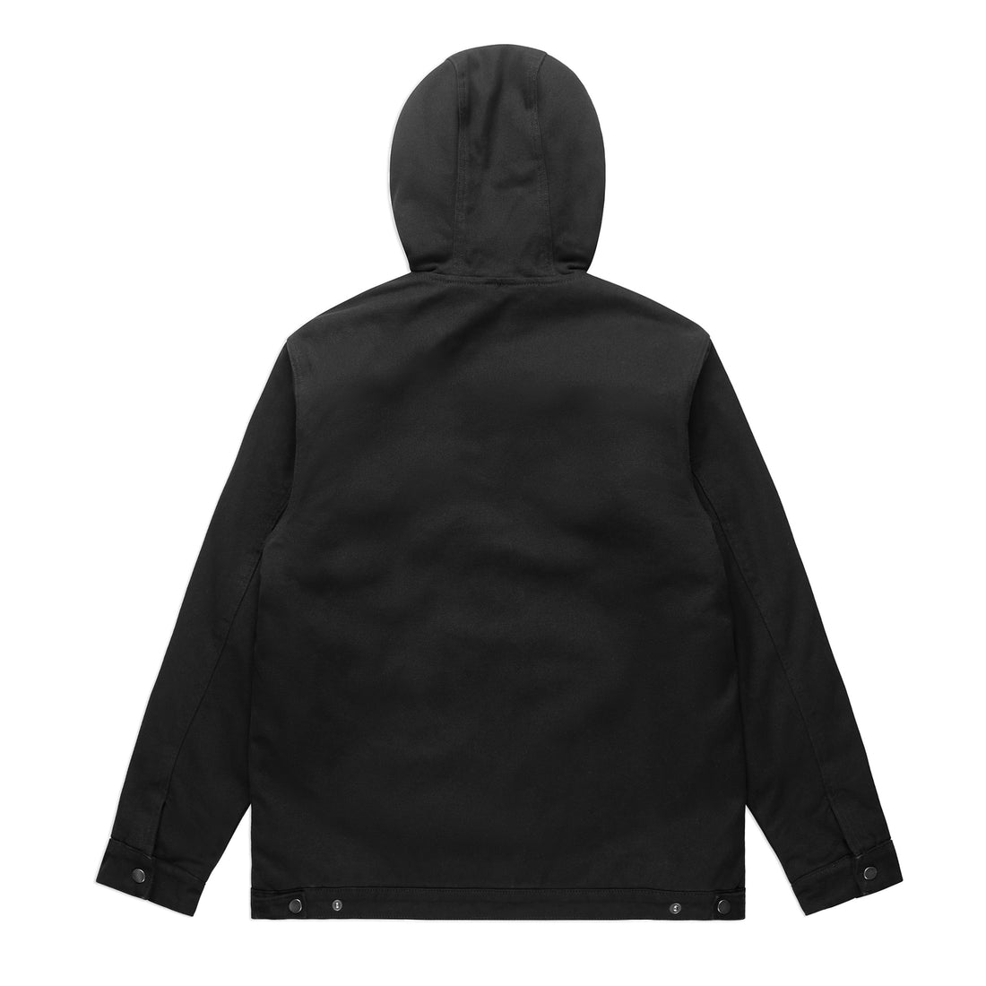 Canvas Hooded Jacket | Arena Custom Blanks - Arena Prints - Back - Black