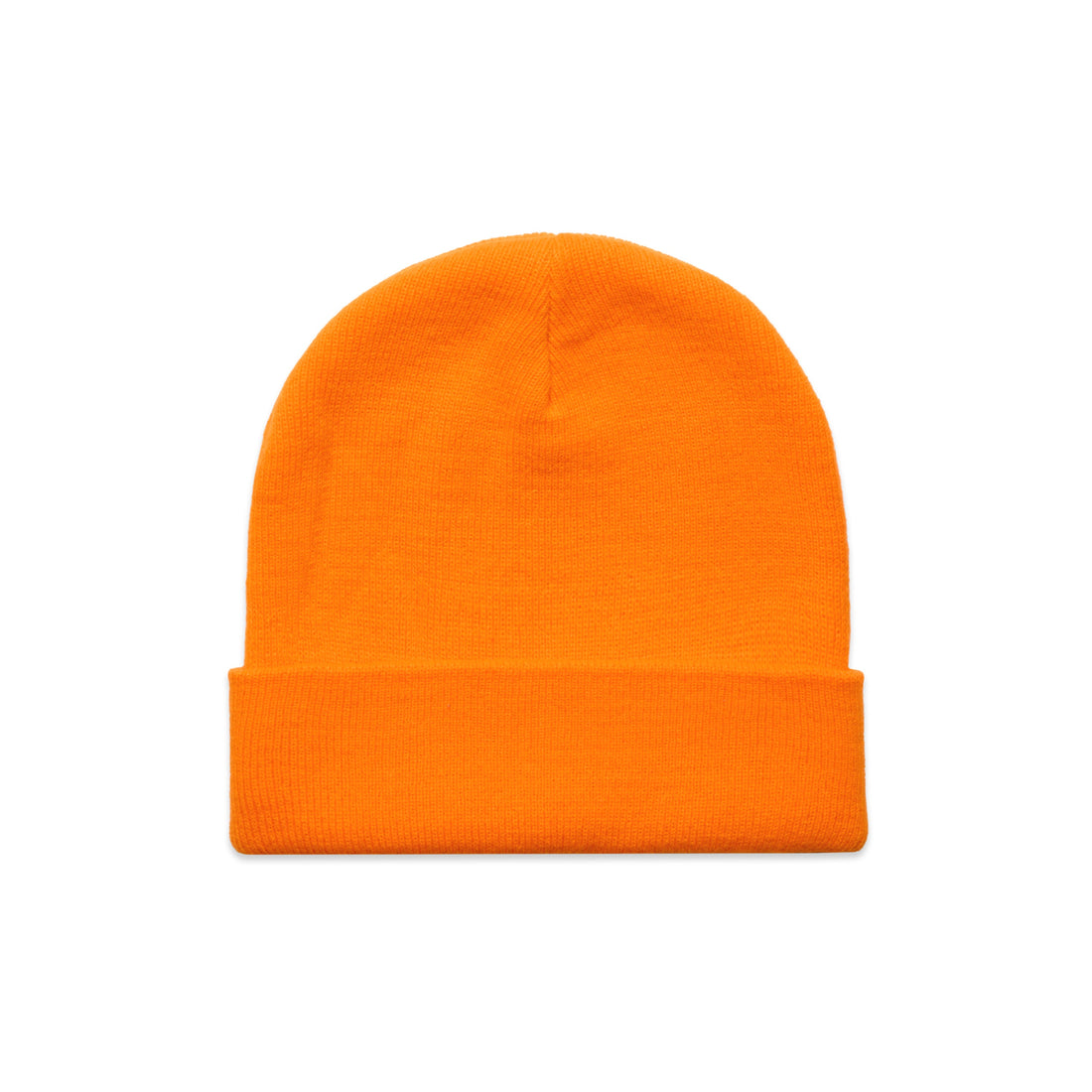 Cuff Safety Beanie | Arena Custom Blanks - Arena Prints - Front - Safety Orange - Orange