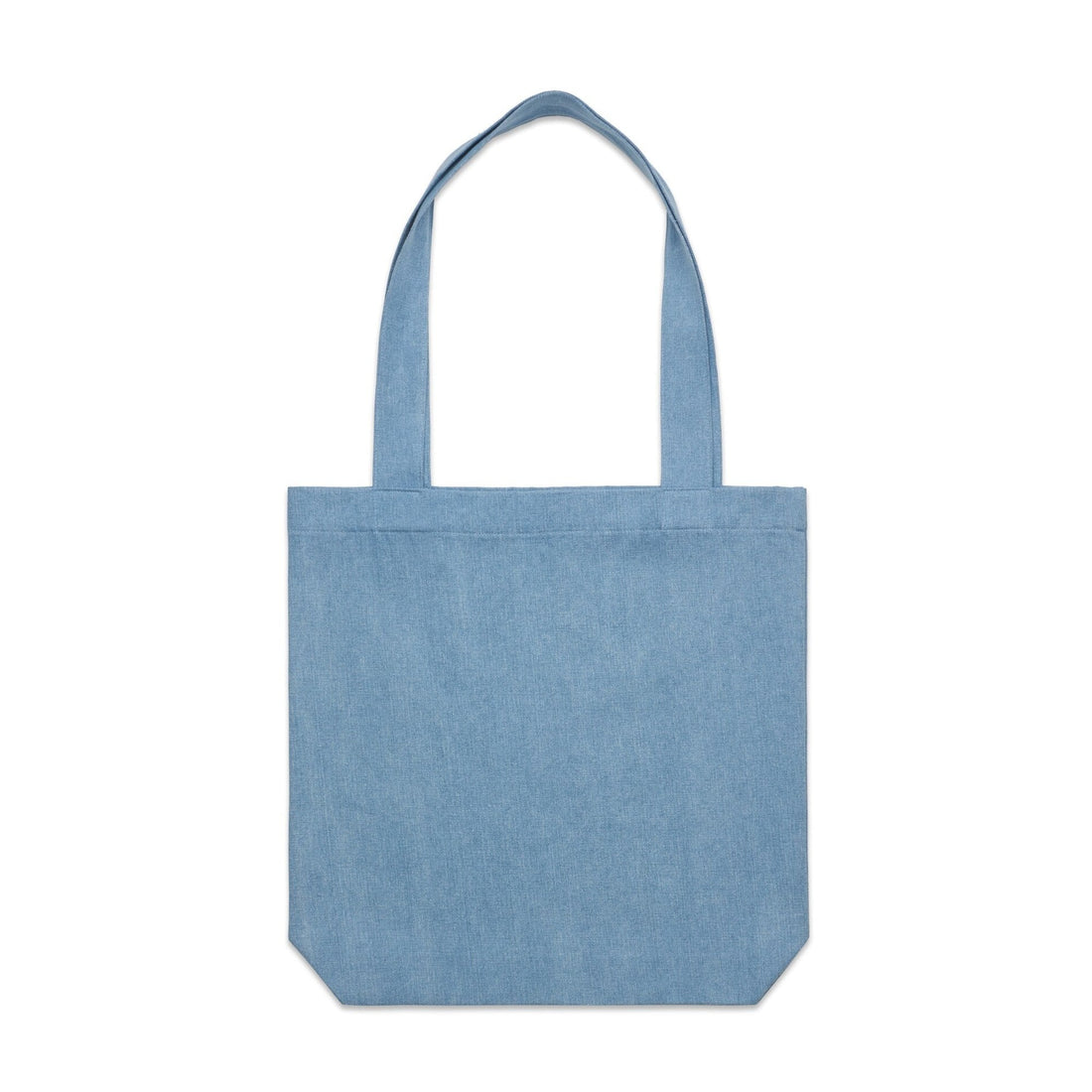 Denim Carrie Tote | Arena Custom Blanks - Arena Prints - Front - Denim - Blue