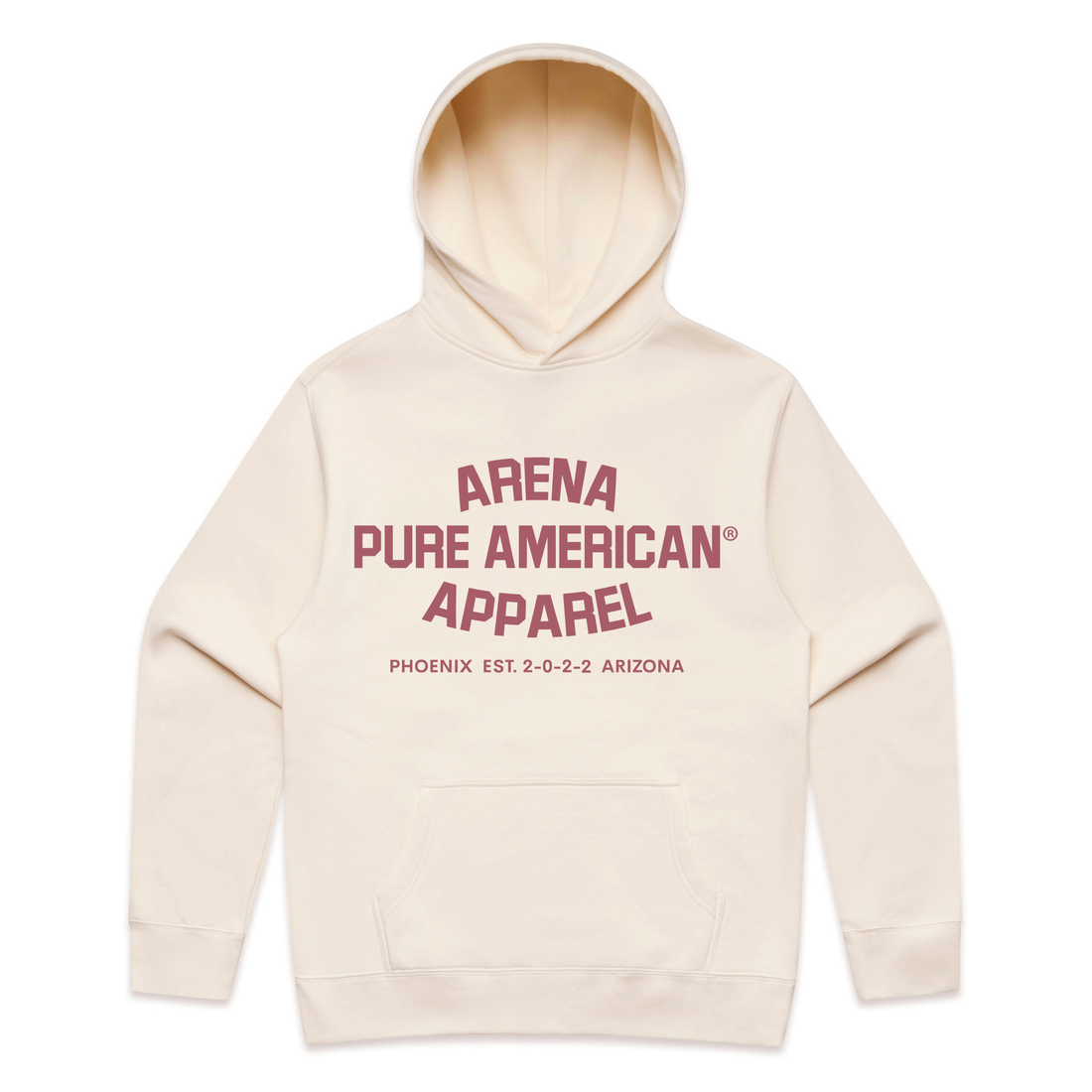 Ecru Pure American Relax Hood | Arena Apparel