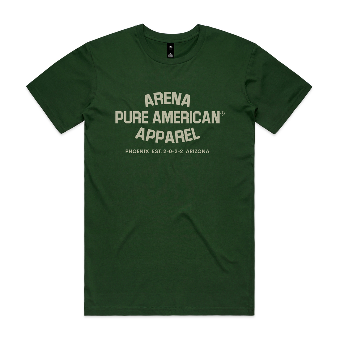 Forest Green Pure American Staple Tee | Arena Apparel