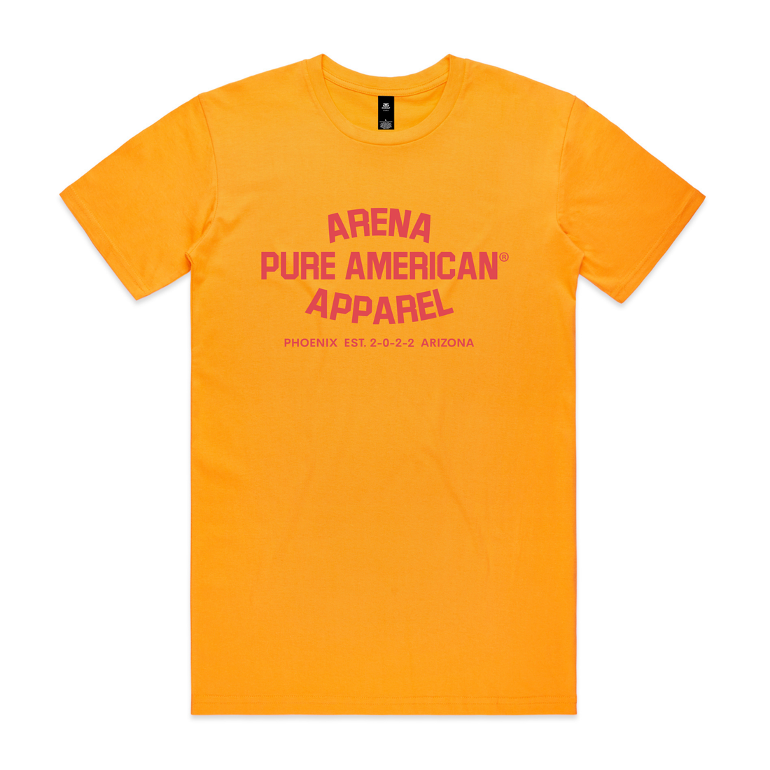 Gold Pure American Staple Tee | Arena Apparel