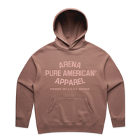 Hazy Pink Pure American Wo's Relax Hood | Arena Apparel