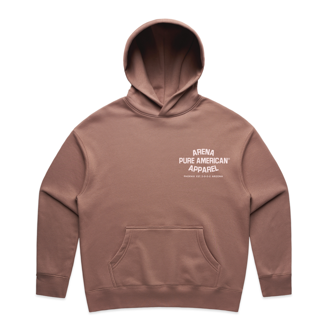 Hazy Pink Pure American Wo's Relax Hood | Arena Apparel