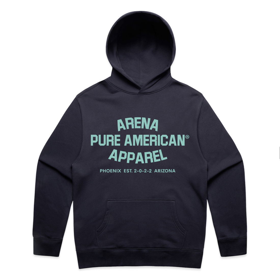 Ink Blue Pure American Relax Hood | Arena Apparel
