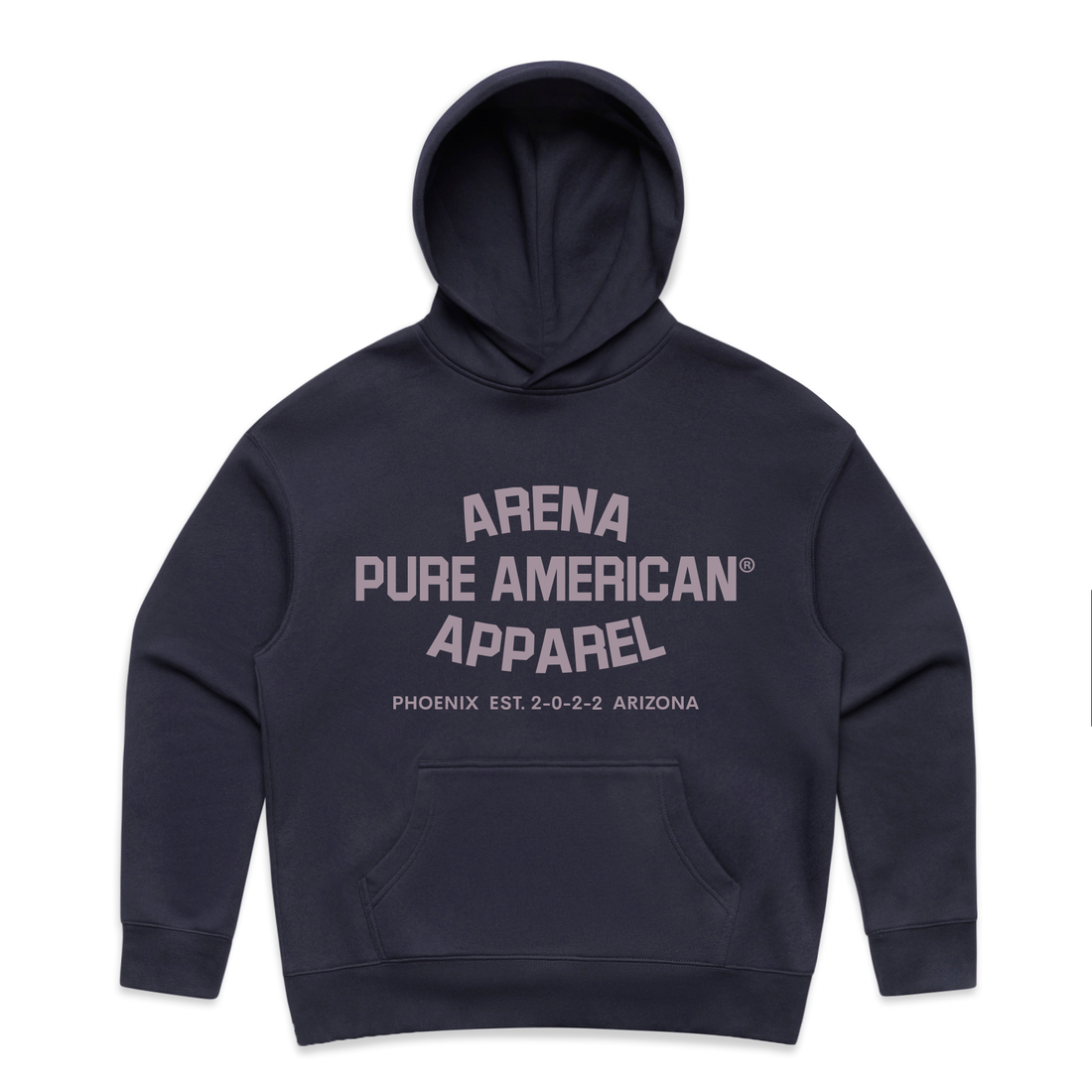 Ink Blue Pure American Wo's Relax Hood | Arena Apparel