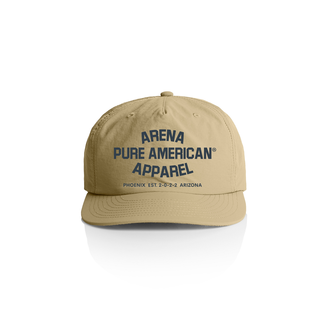 Khaki Pure American Surf Cap | Arena Apparel