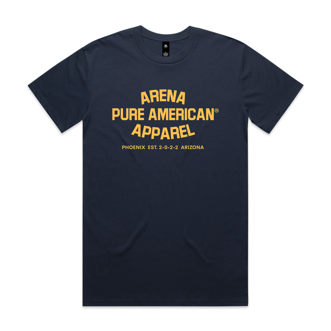 Midnight Blue Pure American Staple Tee | Arena Apparel