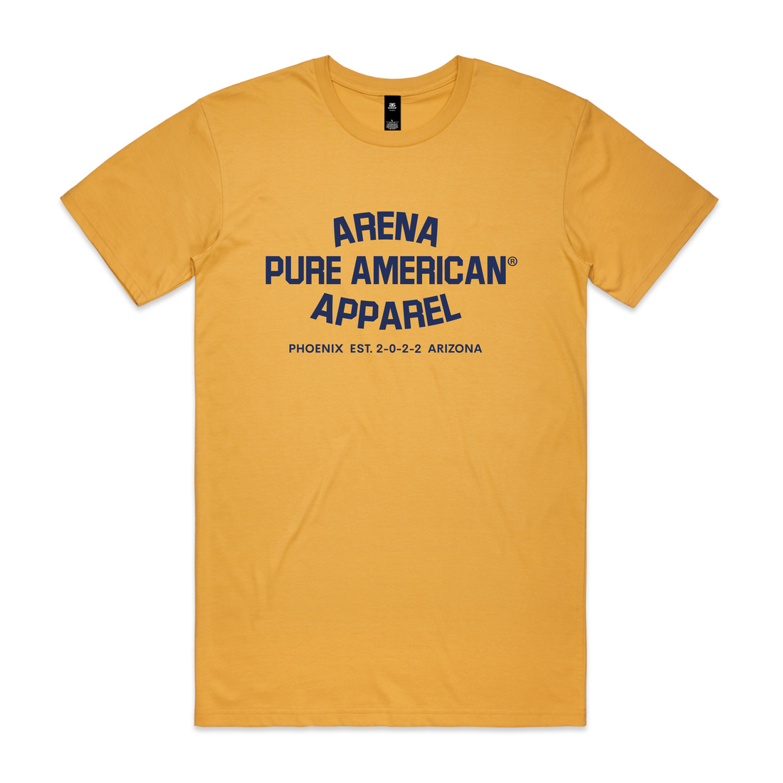 Mustard Pure American Staple Tee | Arena Apparel