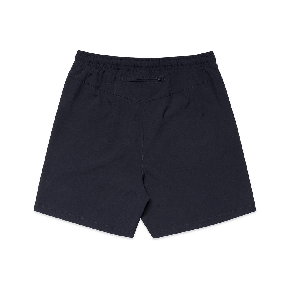 Men's Active Shorts 18" |Arena Custom Blanks - Arena Prints - Back - Ink Blue - Blue