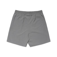 Men's Active Shorts 18" |Arena Custom Blanks - Arena Prints - Back - Shadow - Grey