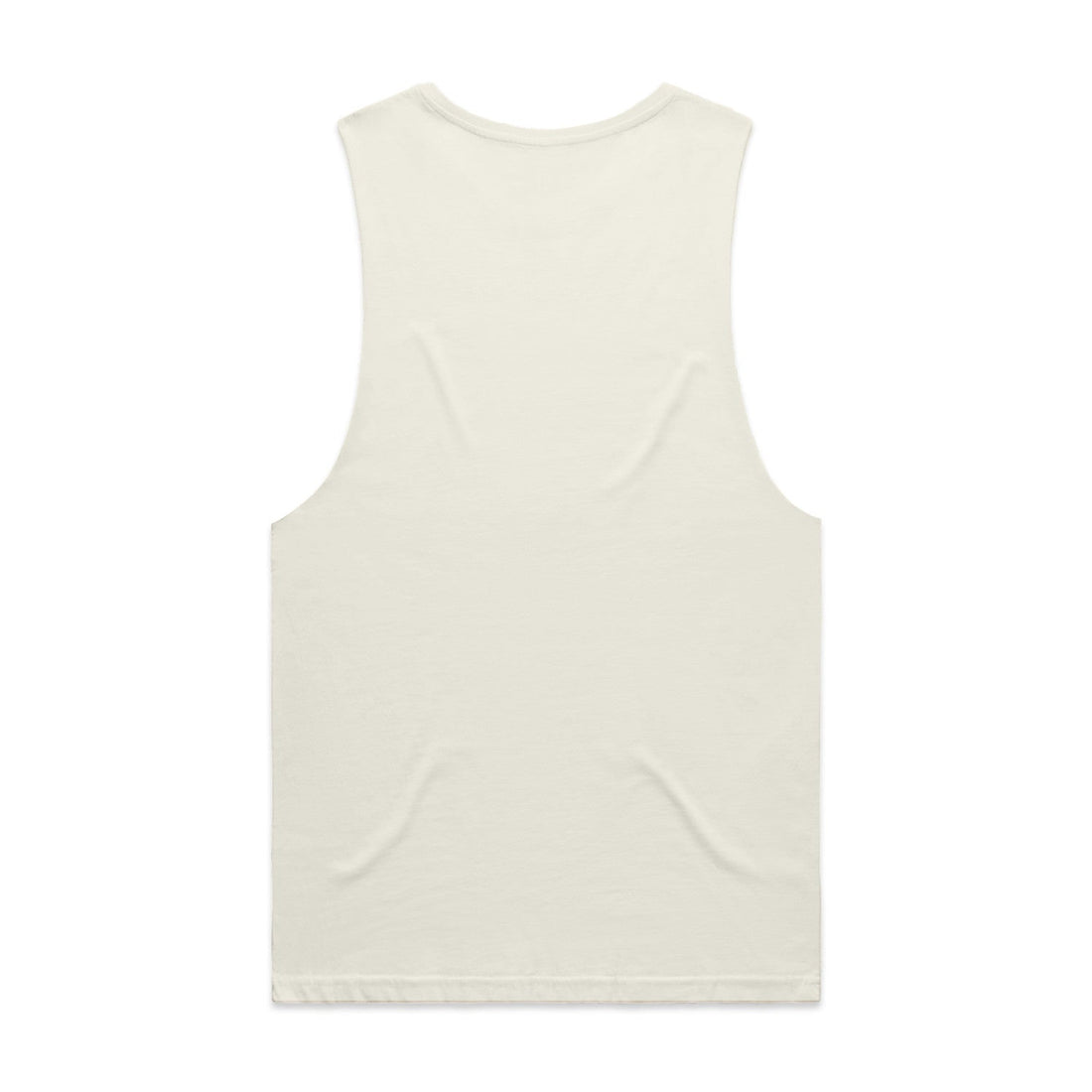 Men's Barnard Tank | Arena Custom Blanks - Arena Prints - Back - Ecru - Cream