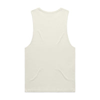 Men's Barnard Tank | Arena Custom Blanks - Arena Prints - Back - Ecru - Cream