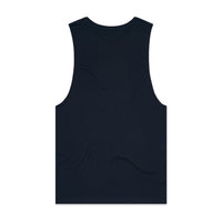 Men's Barnard Tank | Arena Custom Blanks - Arena Prints - Back - Navy - Blue