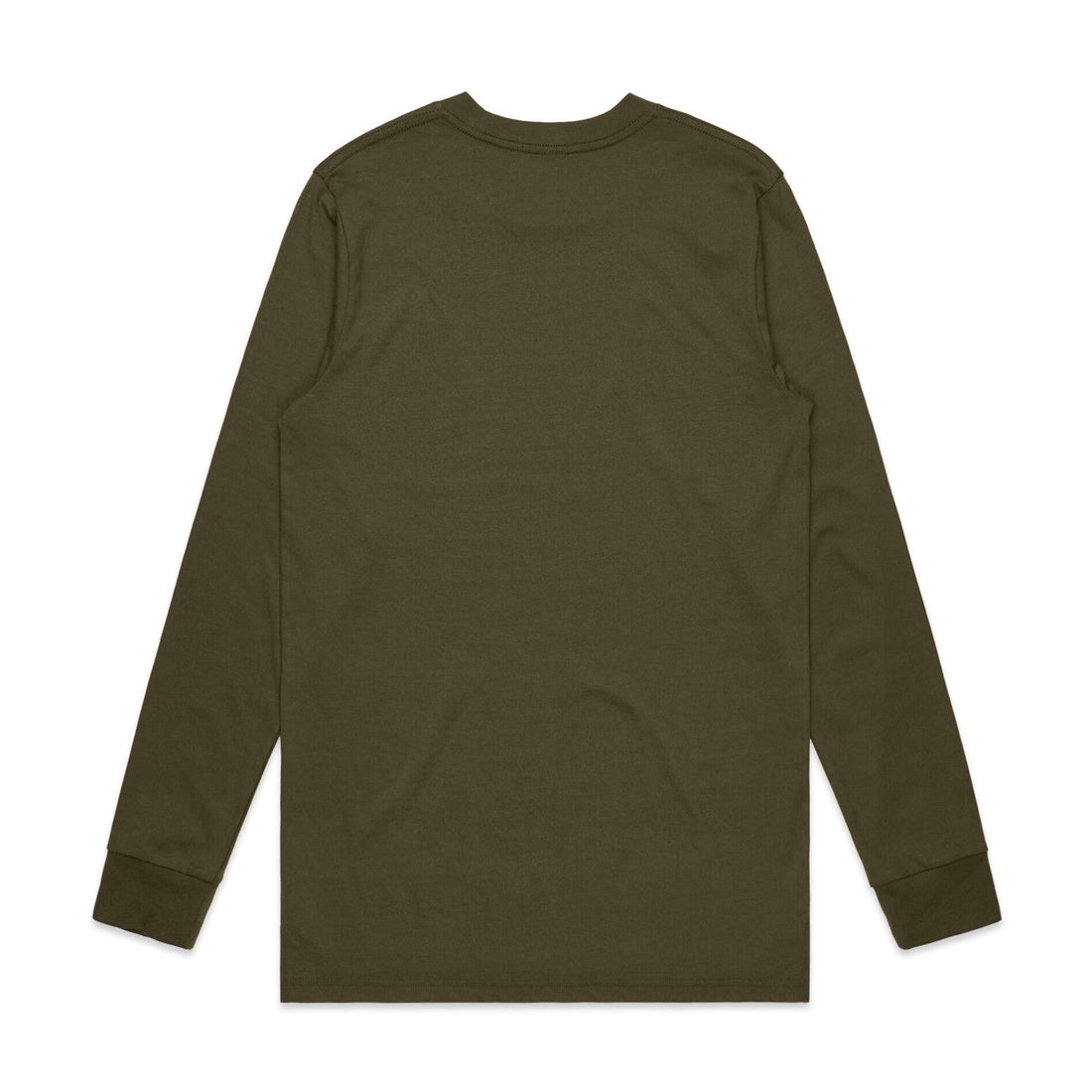 Men's Base Long Sleeve Shirt | Arena Custom Blanks - Arena Prints - Back - Army - Green