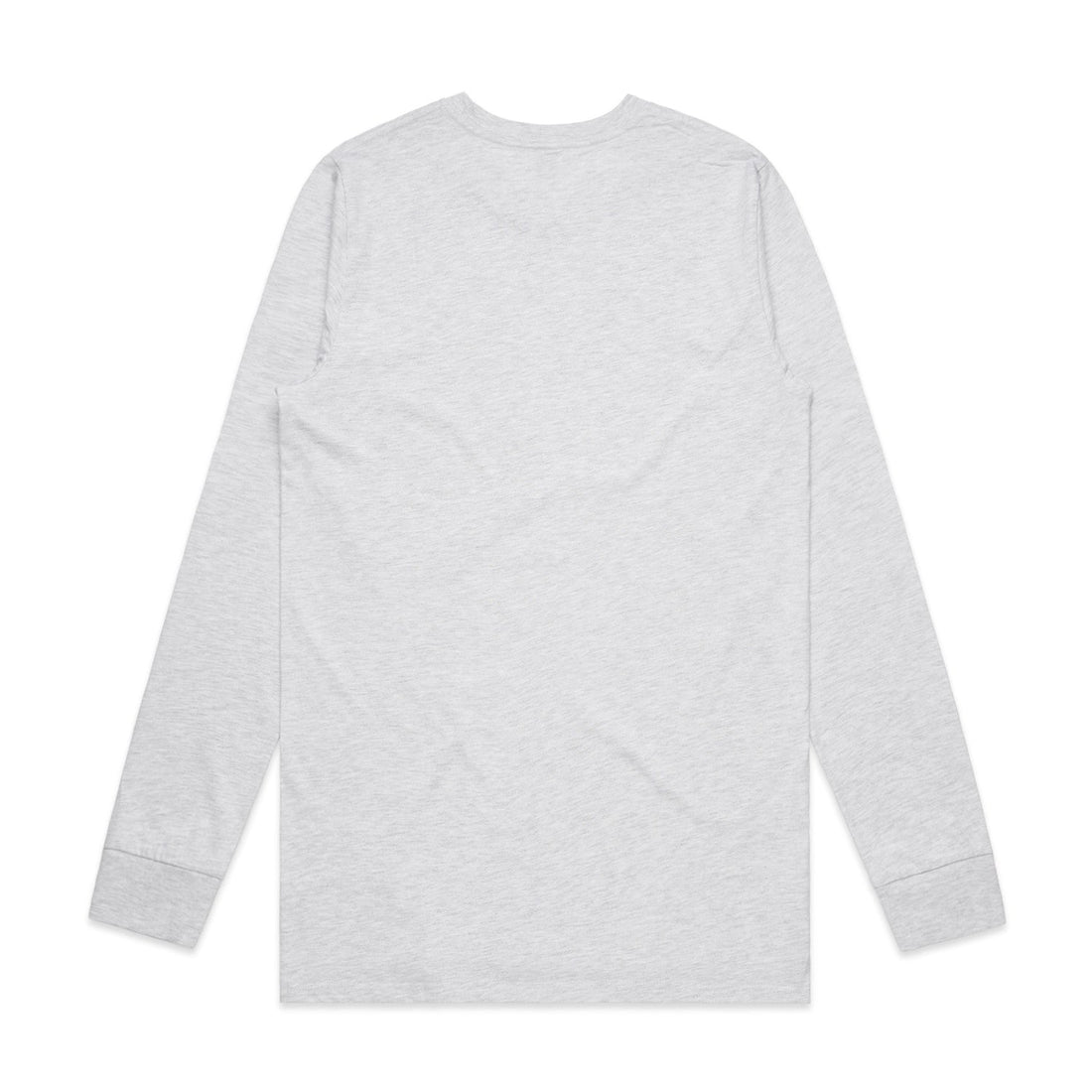 Men's Base Long Sleeve Shirt | Arena Custom Blanks - Arena Prints - Back - Ash Heather - Grey