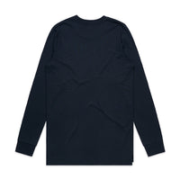 Men's Base Long Sleeve Shirt | Arena Custom Blanks - Arena Prints - Back - Navy - Blue
